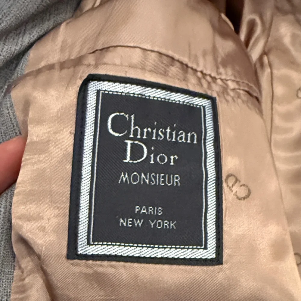 Dior Light Gray Men's Blazer Jacket